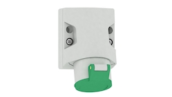 Low voltage surface-mounting socket outlet