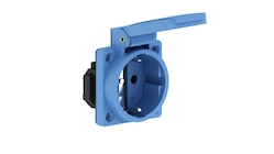 Panel mounting socket domestic type for fixed solution