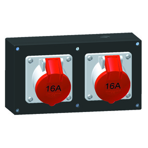 Distributor - solid rubber - wall mounting